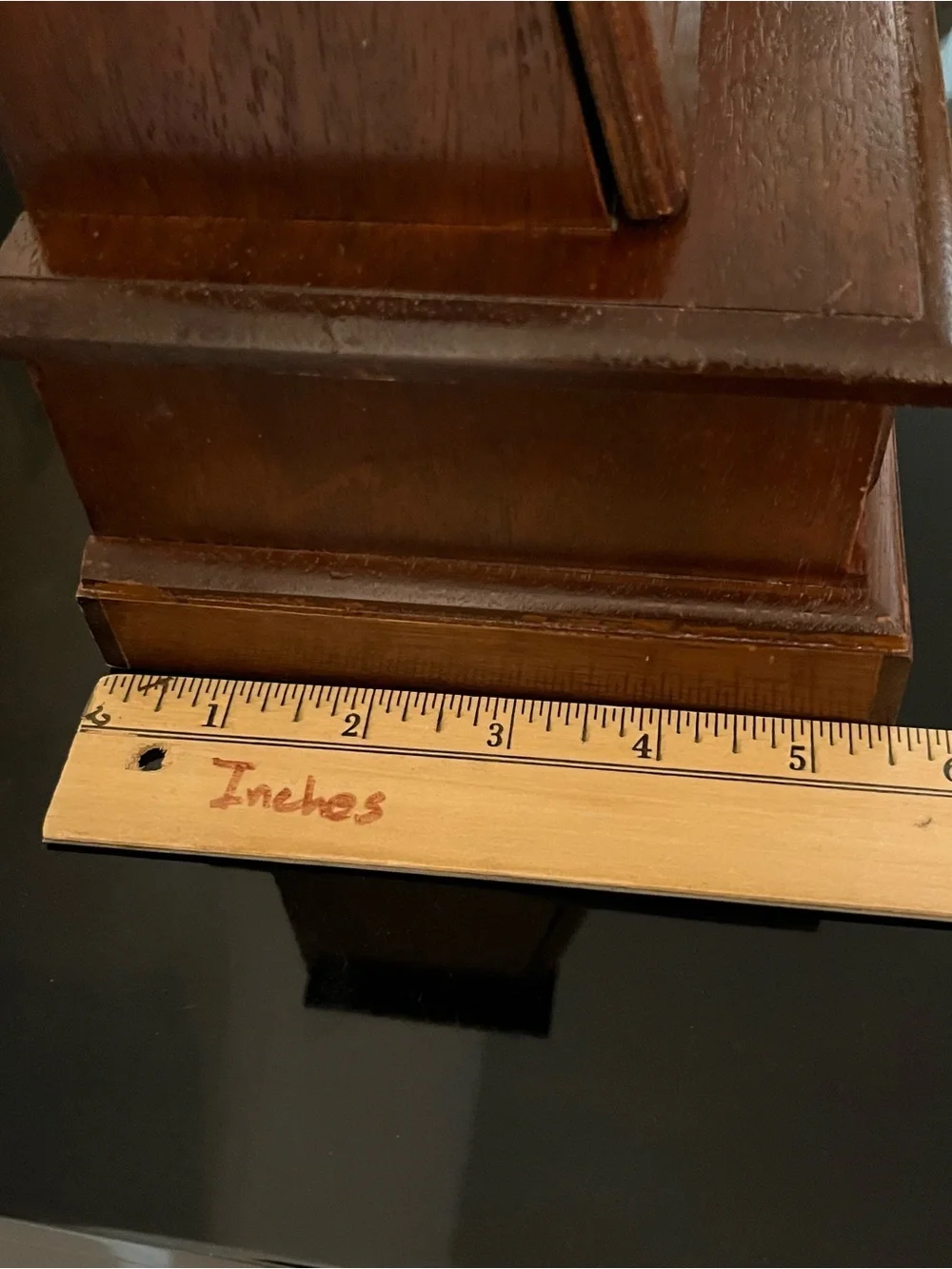 Vintage Toyo Wooden Musical Jewelry Box Made in Japan